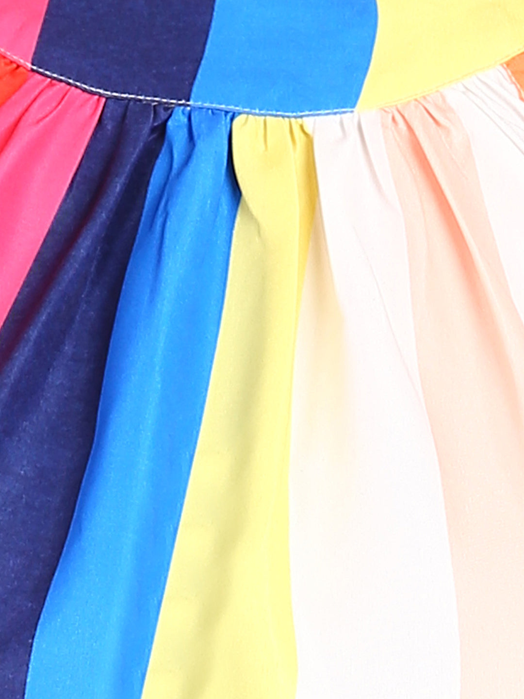 Halter Neck Multi Color Strip Jumpsuit