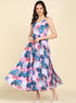 Ombre Printed Smocked Dress - Znxclothing