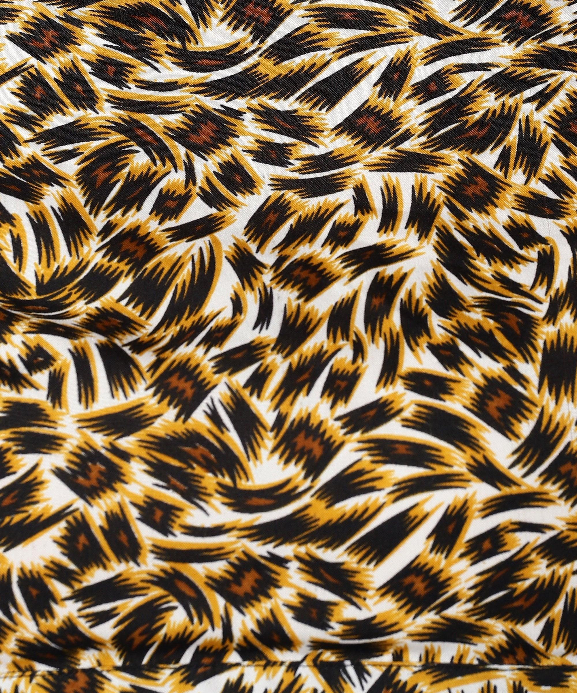 Znx Women Animal Printed Crop Top - Znxclothing