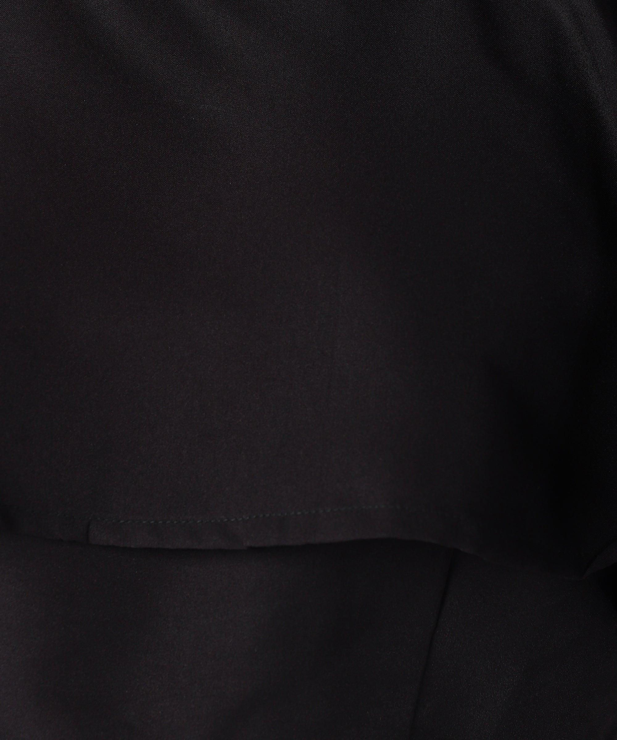 Women Shoulder Straps Black Solid Top - Znxclothing