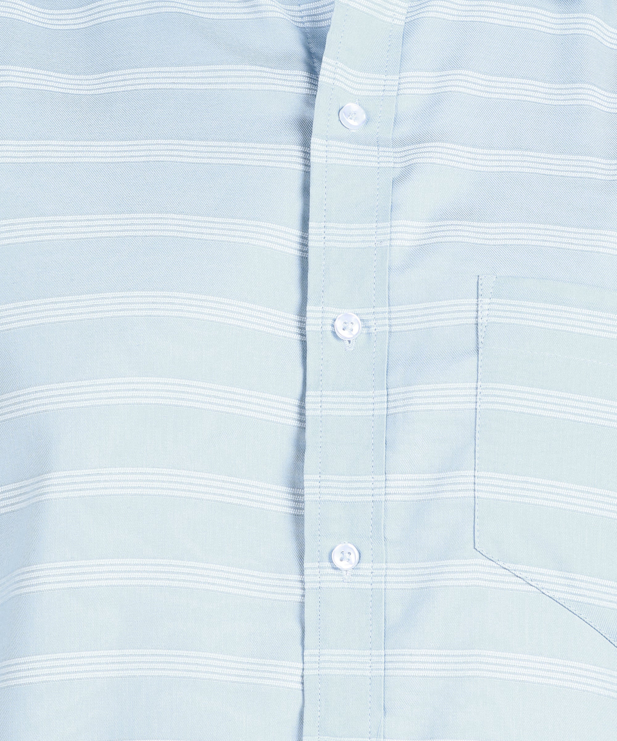 Sky Blue Striped Slim Fit Shirt