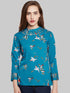 MOCK NECKLINE TOP - Znxclothing