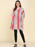 Multicolor Zig-Zag Kafan Kurta - Znxclothing