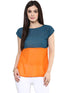 Vibrant Color-Block Top - Znxclothing