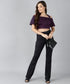 Women Shoulder Straps Maroon Solid Top - Znxclothing