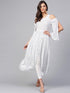 PRINTED COLD-SHOULDER ASSORTED KURTA - Znxclothing