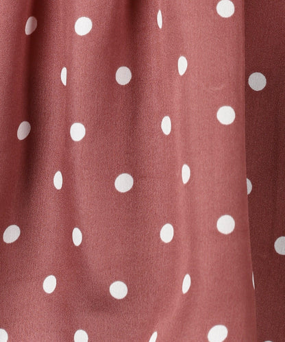 Znx Women Dot Printed Pink Top - Znxclothing
