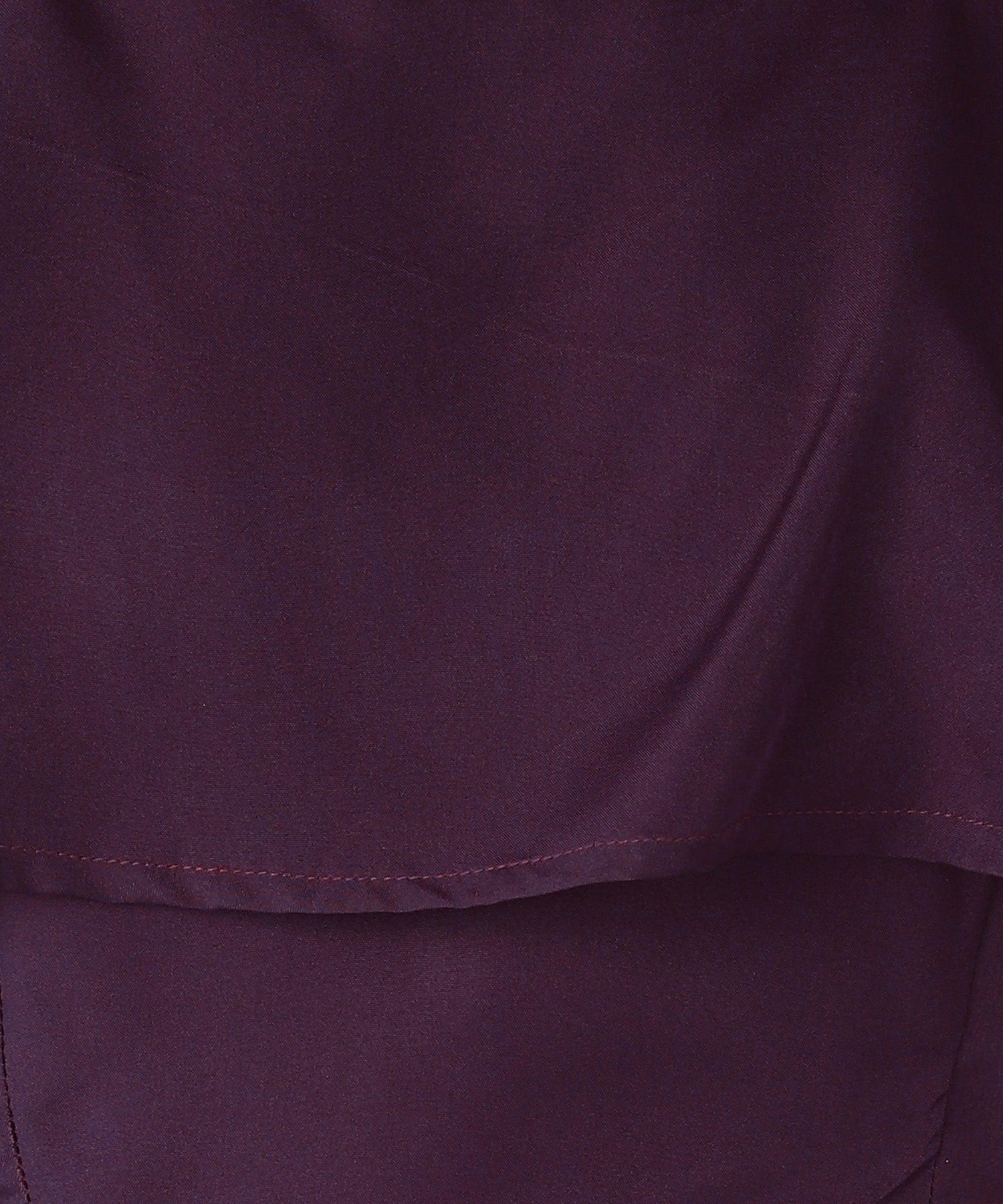 Women Shoulder Straps Maroon Solid Top - Znxclothing