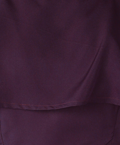 Women Shoulder Straps Maroon Solid Top - Znxclothing
