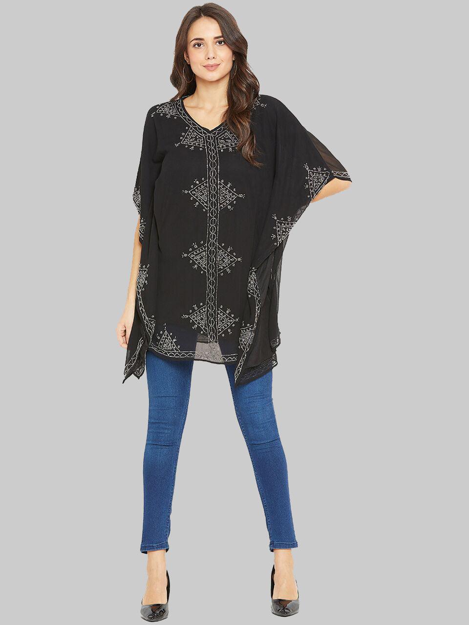 Emblished Kaftan - Znxclothing