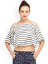 Women WHITE & BLACK Top - Znxclothing
