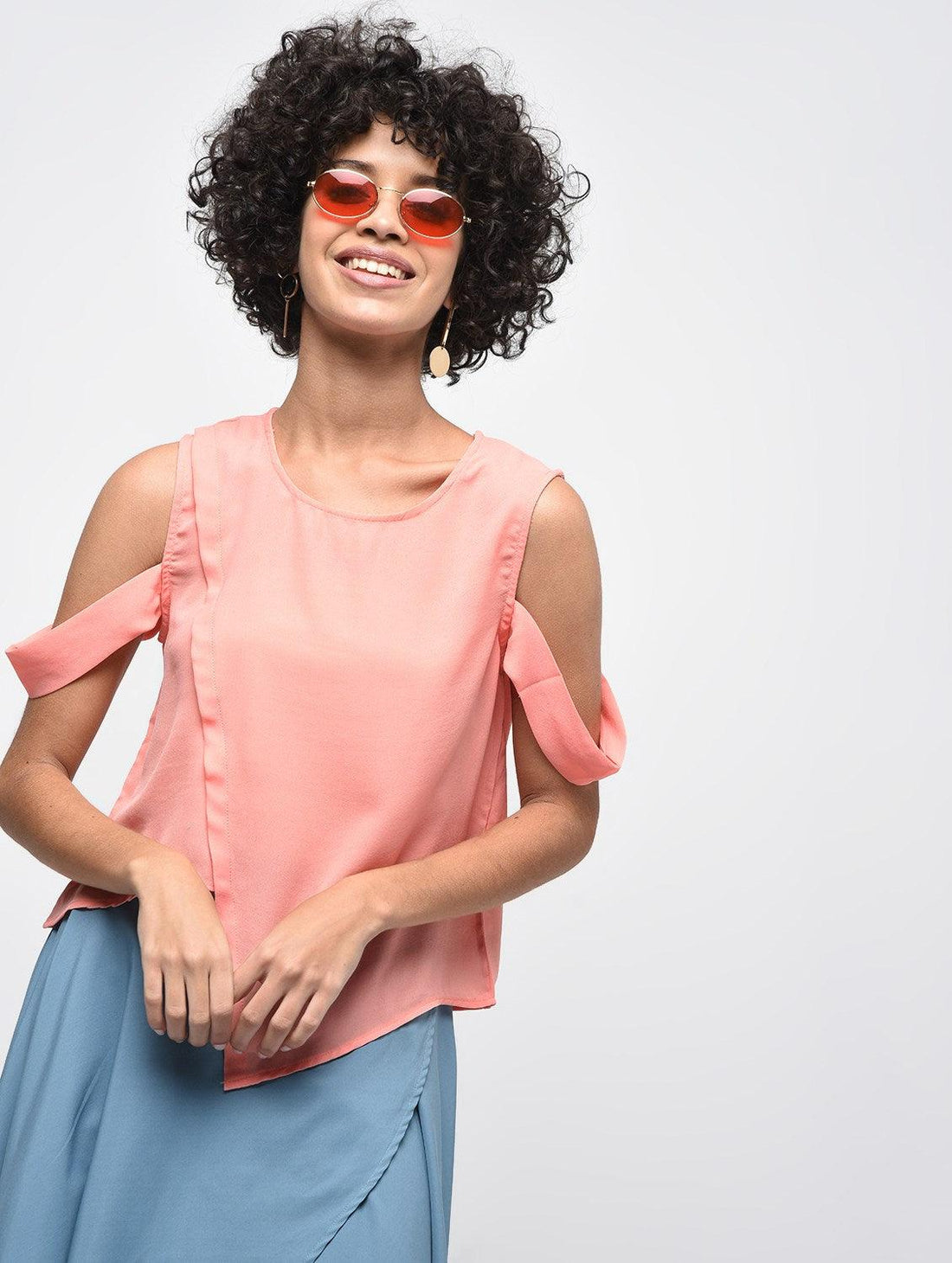 Asymmetrical Crop Top - Znxclothing